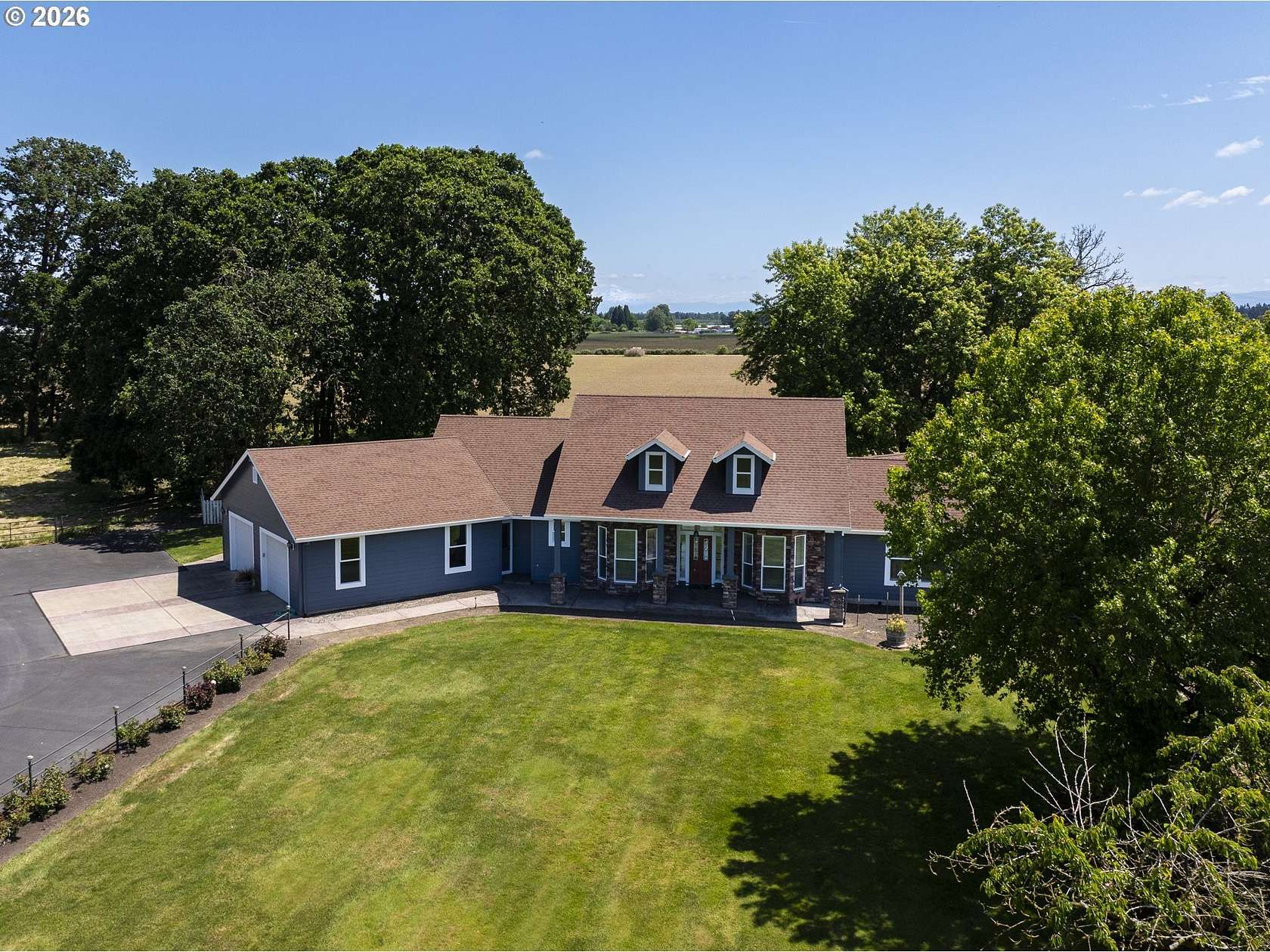 38.3 Acres of Agricultural Land with Home for Sale in Aurora, Oregon