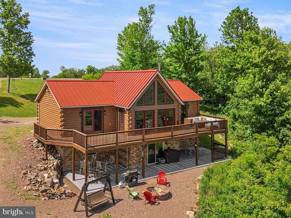 12.9 Acres of Recreational Land with Home for Sale in Accident, Maryland