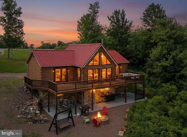 12.9 Acres of Recreational Land with Home for Sale in Accident, Maryland
