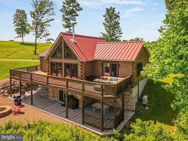 12.9 Acres of Recreational Land with Home for Sale in Accident, Maryland