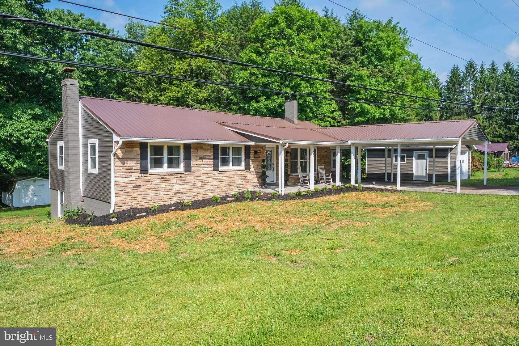 2 Acres of Land with Home for Sale in Grantsville, Maryland