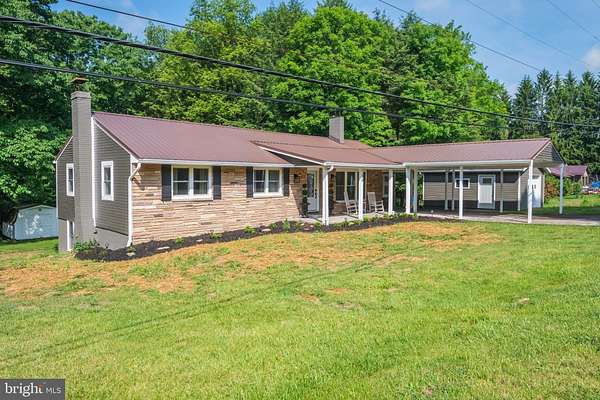 2 Acres of Land with Home for Sale in Grantsville, Maryland