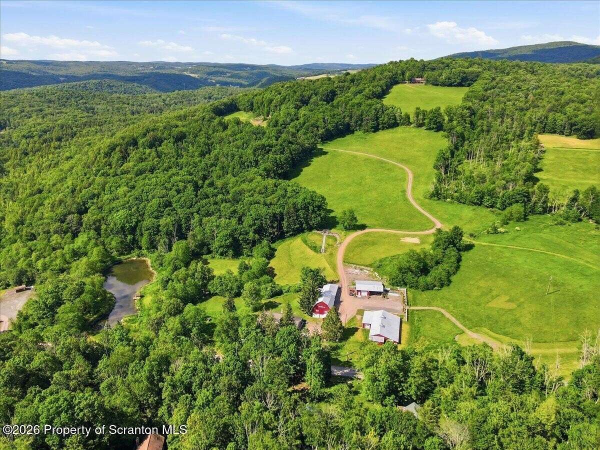 1.58 Acres of Land with Home for Sale in Clifford Township, Pennsylvania