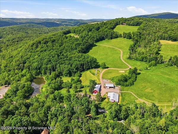 1.58 Acres of Land with Home for Sale in Clifford Township, Pennsylvania