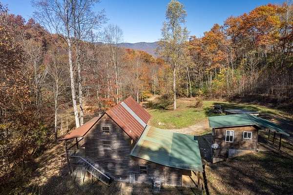 21 Acres of Recreational Land with Home for Sale in Sylva, North Carolina