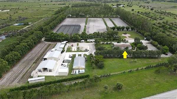 20 Acres of Agricultural Land with Home for Sale in Indiantown, Florida