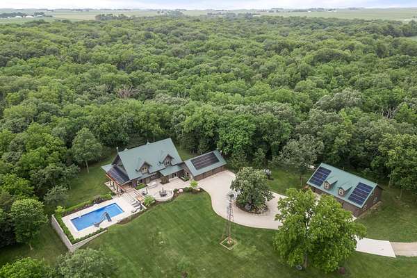 21.5 Acres of Land with Home for Sale in Adel, Iowa
