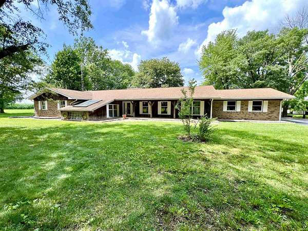 4.28 Acres of Land with Home for Sale in Fort Branch, Indiana