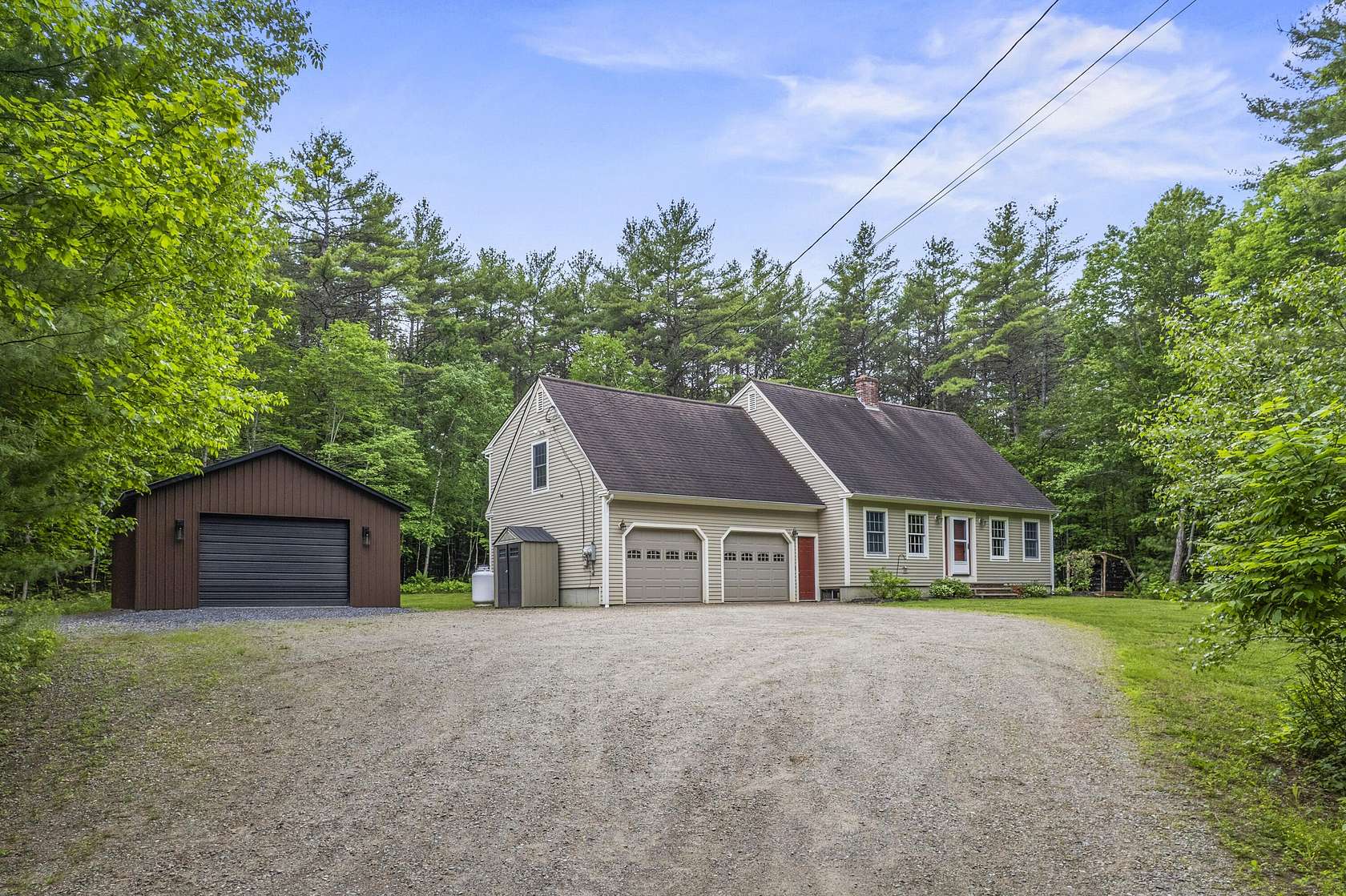 7.59 Acres of Land with Home for Sale in Pittston, Maine