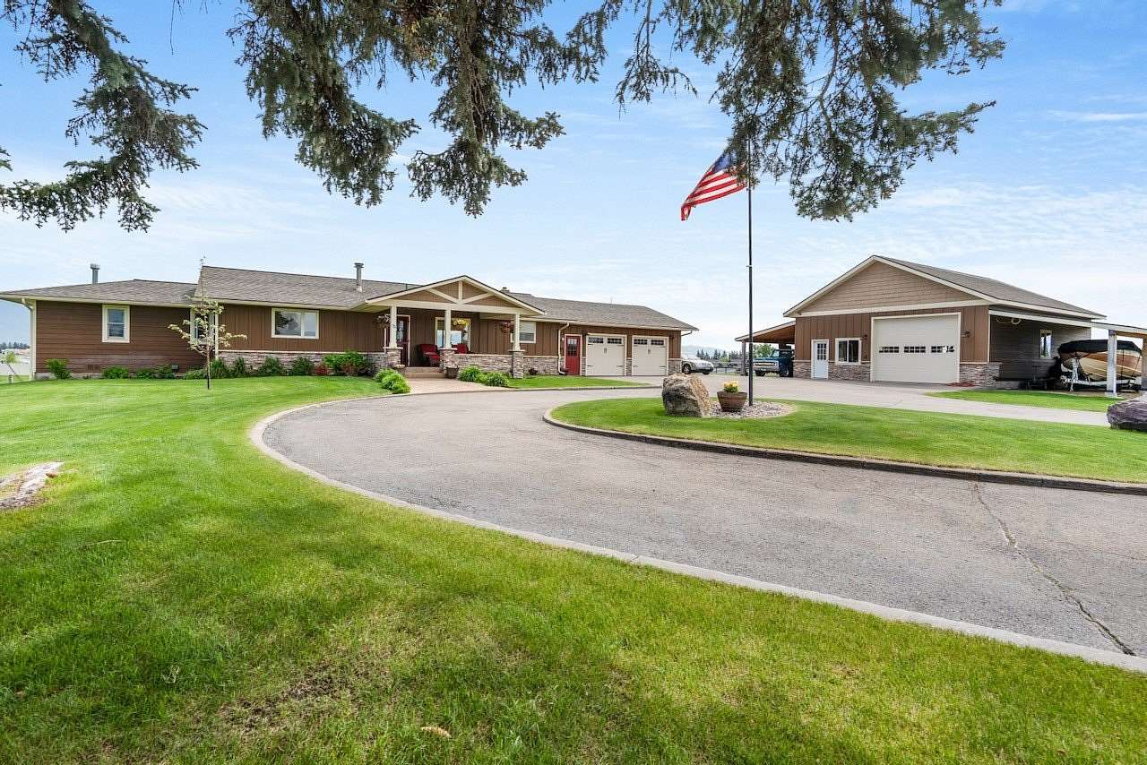 5 Acres of Land with Home for Sale in Kalispell, Montana
