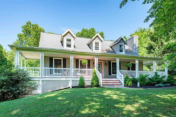 23 Acres of Agricultural Land with Home for Sale in Bloomington, Indiana