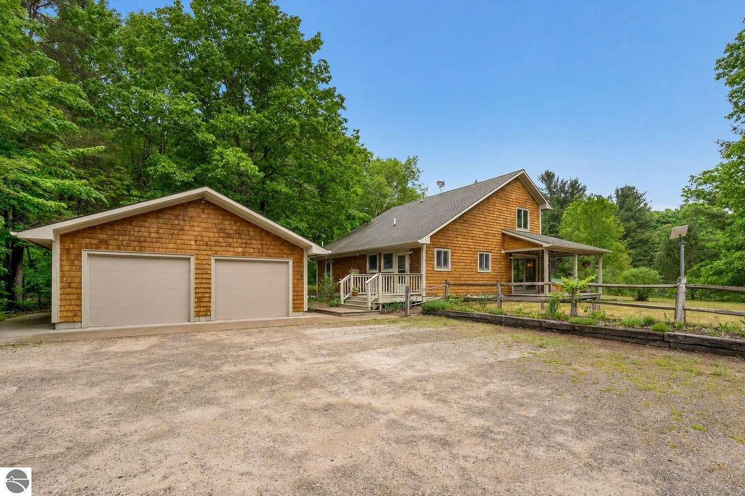 10 Acres of Land with Home for Sale in Brethren, Michigan