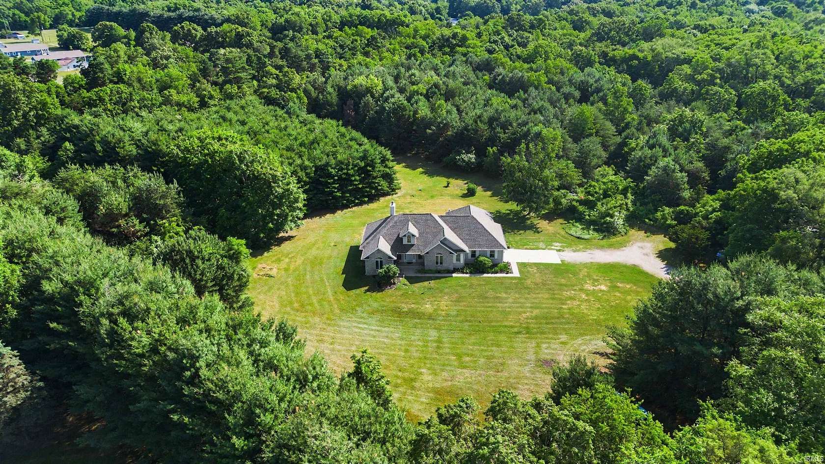 9.16 Acres of Land with Home for Sale in Elkhart, Indiana