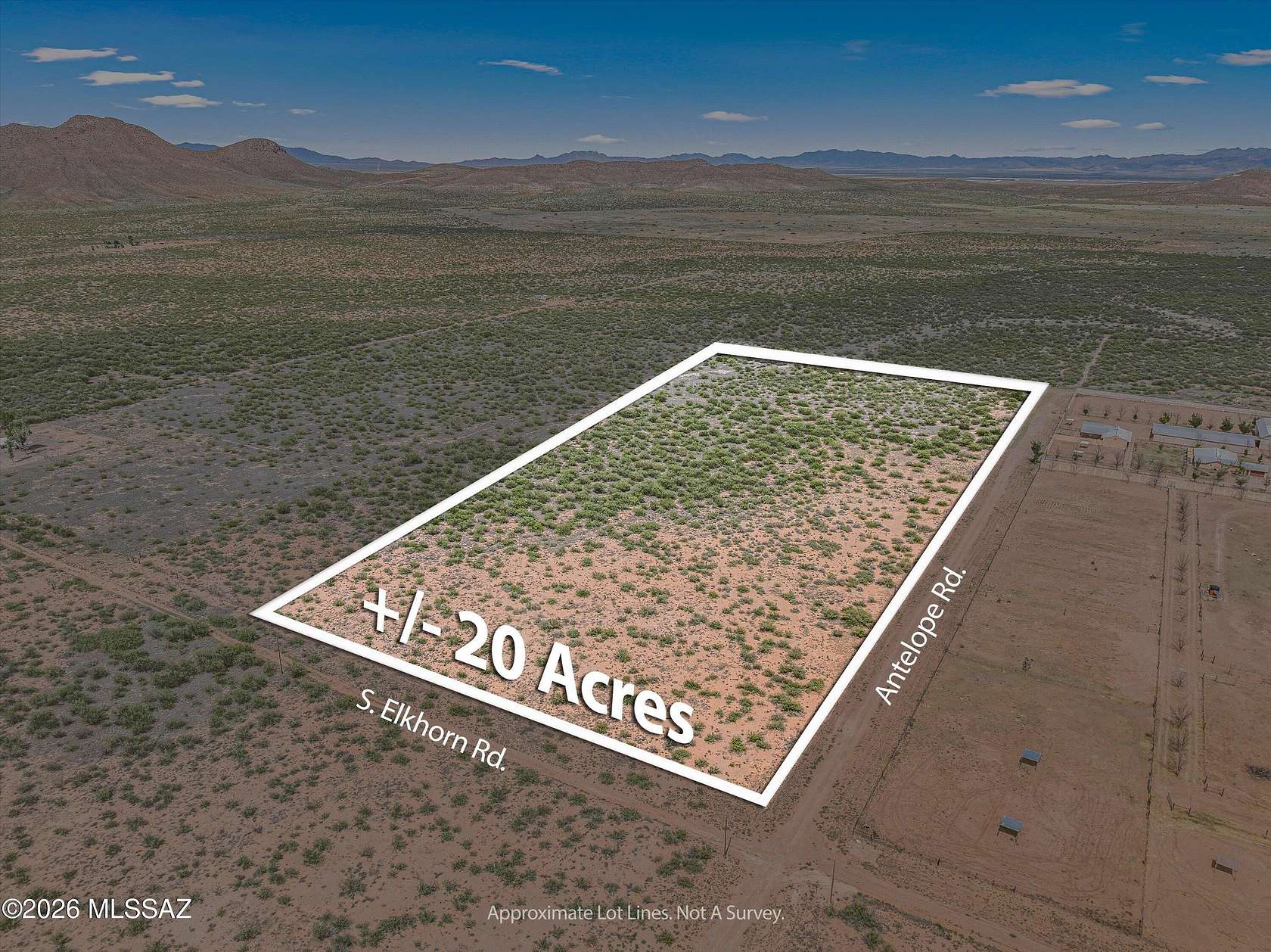 20 Acres of Land for Sale in Pearce, Arizona
