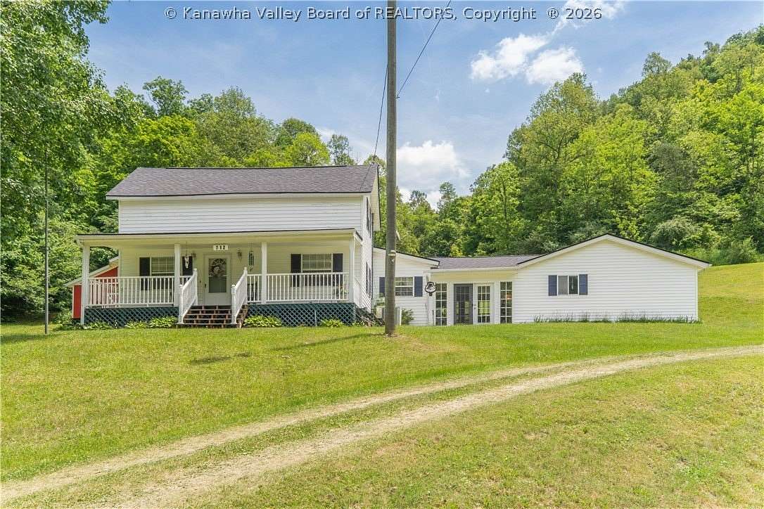 61.9 Acres of Recreational Land with Home for Sale in Lesage, West Virginia