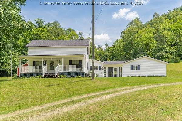61.9 Acres of Recreational Land with Home for Sale in Lesage, West Virginia