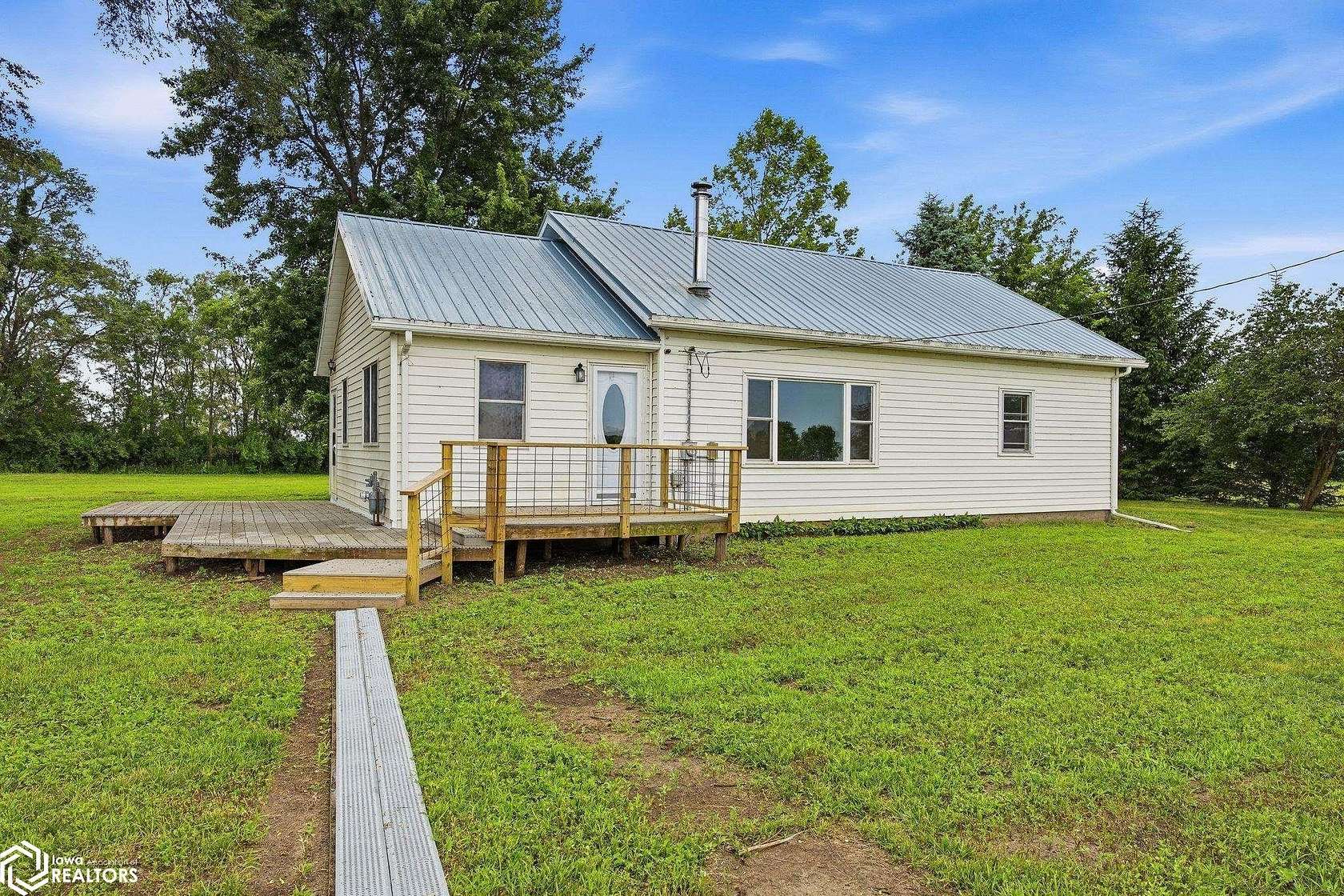 2.89 Acres of Land with Home for Sale in Conesville, Iowa