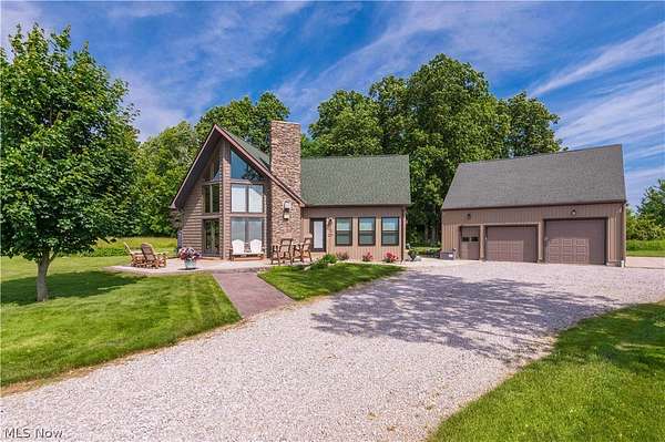 28.8 Acres of Land with Home for Sale in Wakeman, Ohio