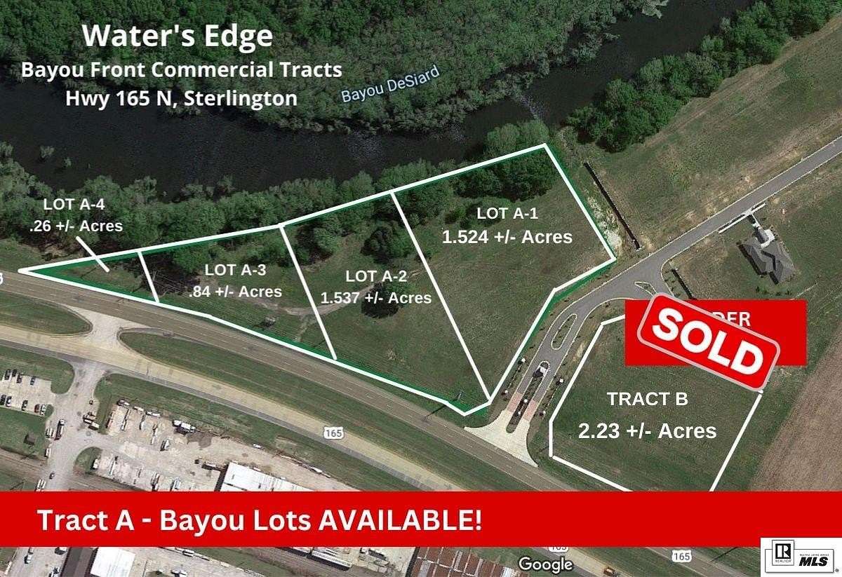 0.26 Acres of Commercial Land for Sale in Sterlington, Louisiana