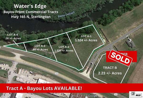 0.26 Acres of Commercial Land for Sale in Sterlington, Louisiana