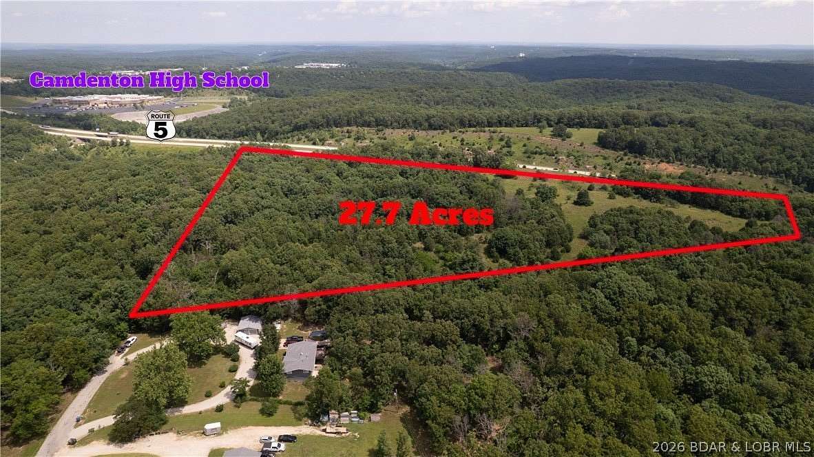 62.9 Acres of Recreational & Residential Land for Sale in Camdenton, Missouri