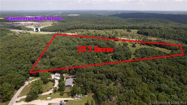 62.9 Acres of Recreational & Residential Land for Sale in Camdenton, Missouri