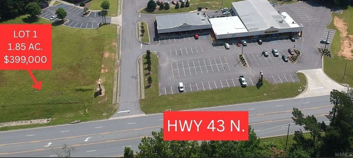 1.85 Acres of Commercial Land for Sale in Northport, Alabama