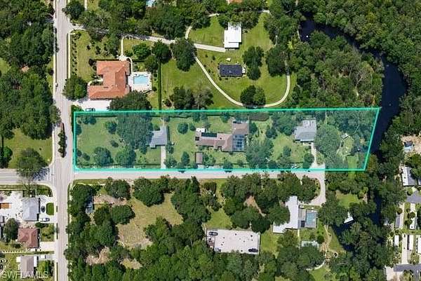 1.89 Acres of Land with Home for Sale in Naples, Florida