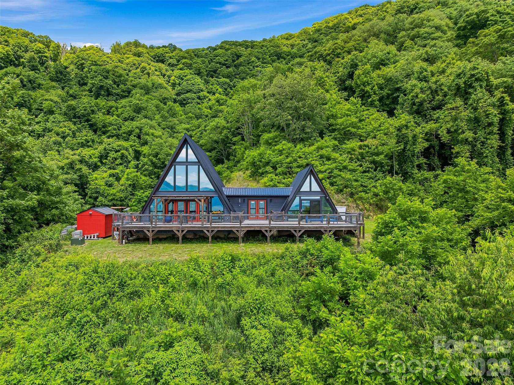 58.7 Acres of Recreational Land with Home for Sale in Canton, North Carolina