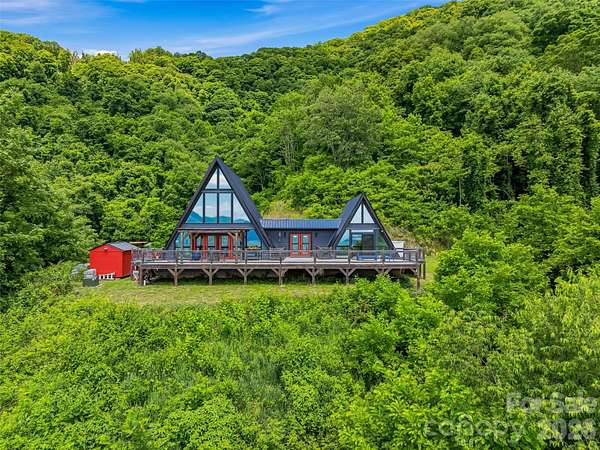 58.7 Acres of Recreational Land with Home for Sale in Canton, North Carolina