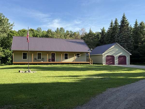 2.27 Acres of Land with Home for Sale in Kinross, Michigan