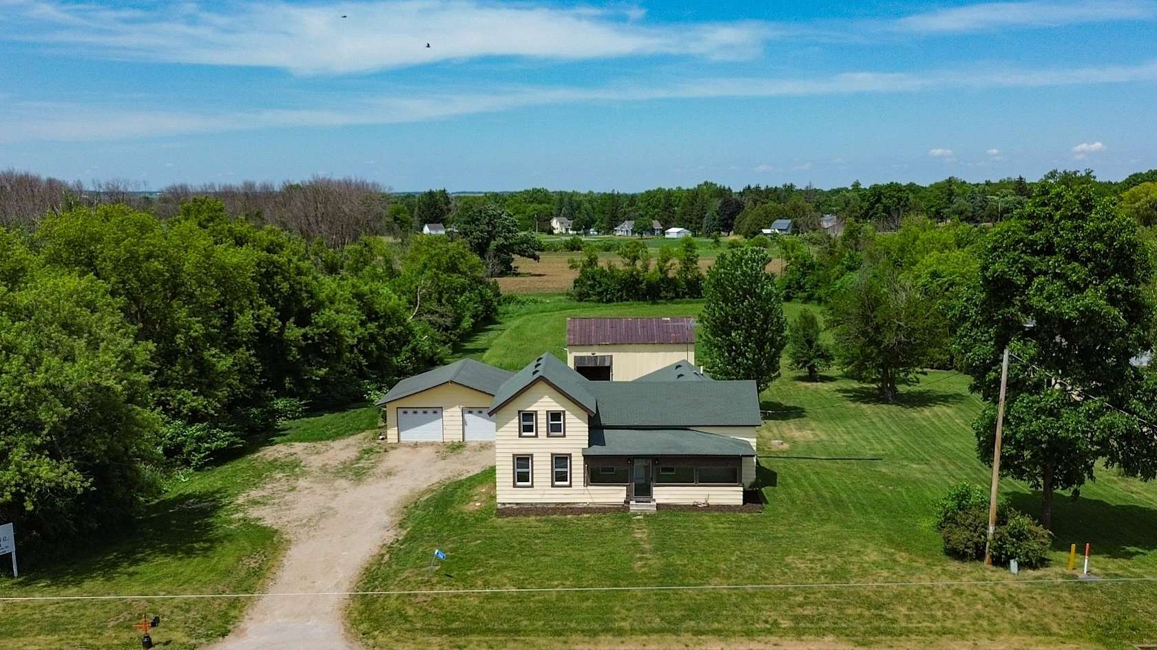2.39 Acres of Land with Home for Sale in Omro, Wisconsin