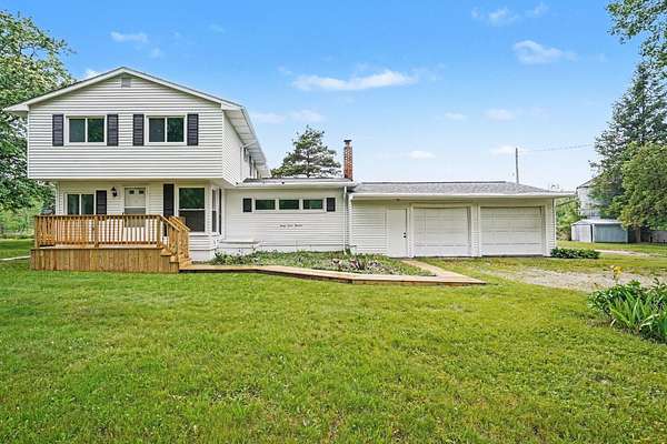 2.5 Acres of Land with Home for Sale in Perry, Michigan