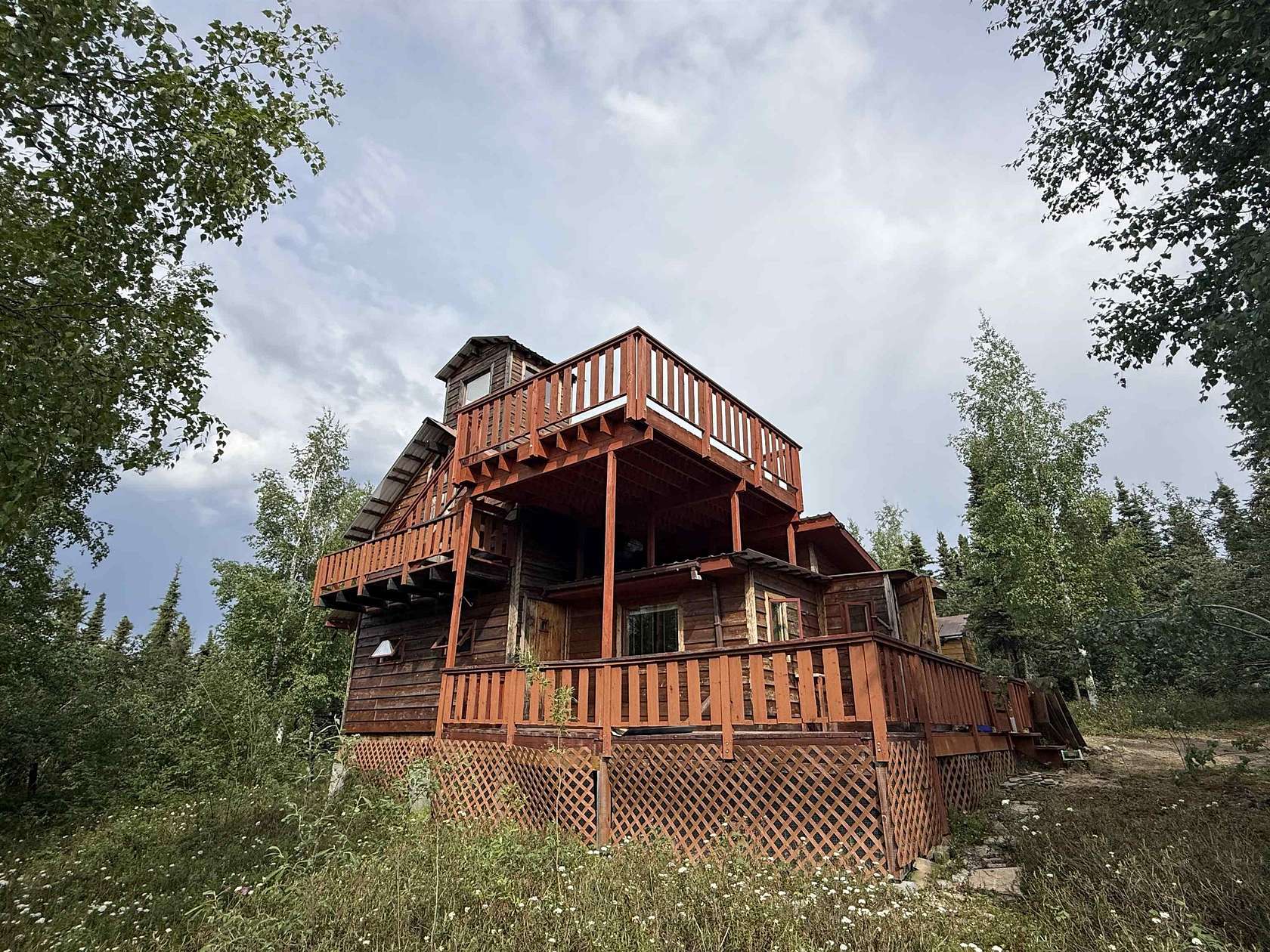 7.71 Acres of Land with Home for Sale in Fairbanks, Alaska