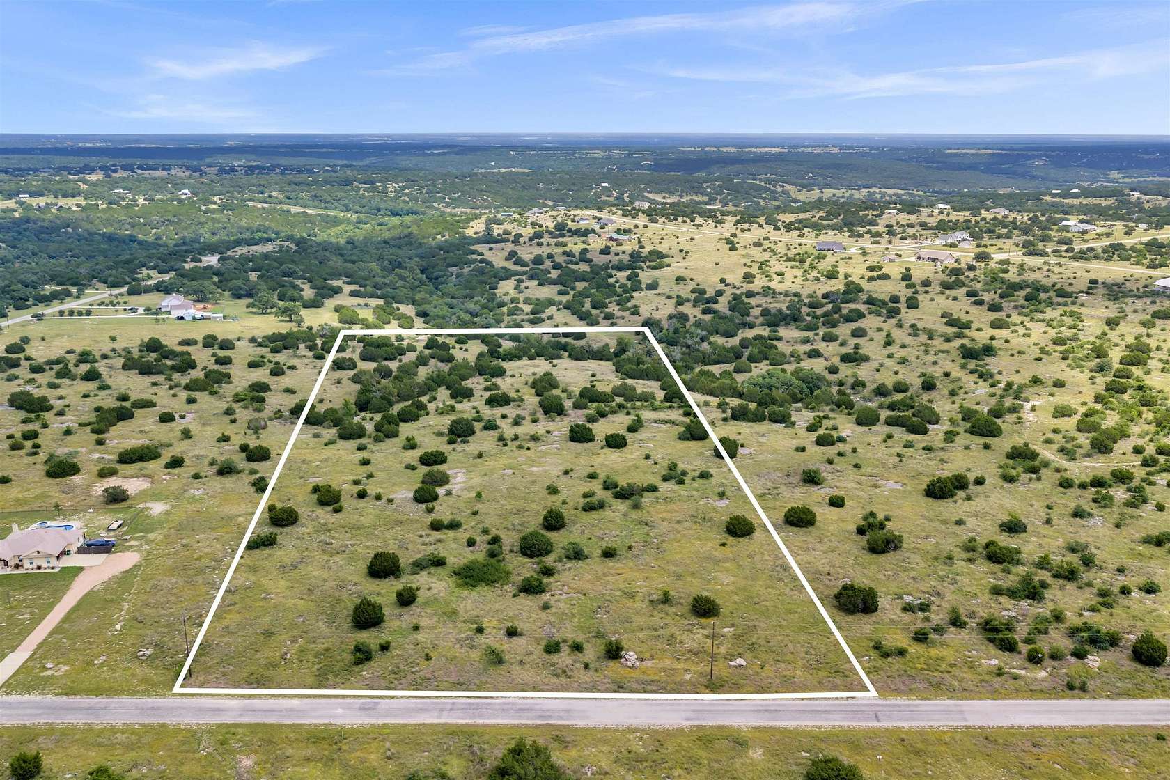 10 Acres of Recreational & Residential Land for Sale in Bertram, Texas