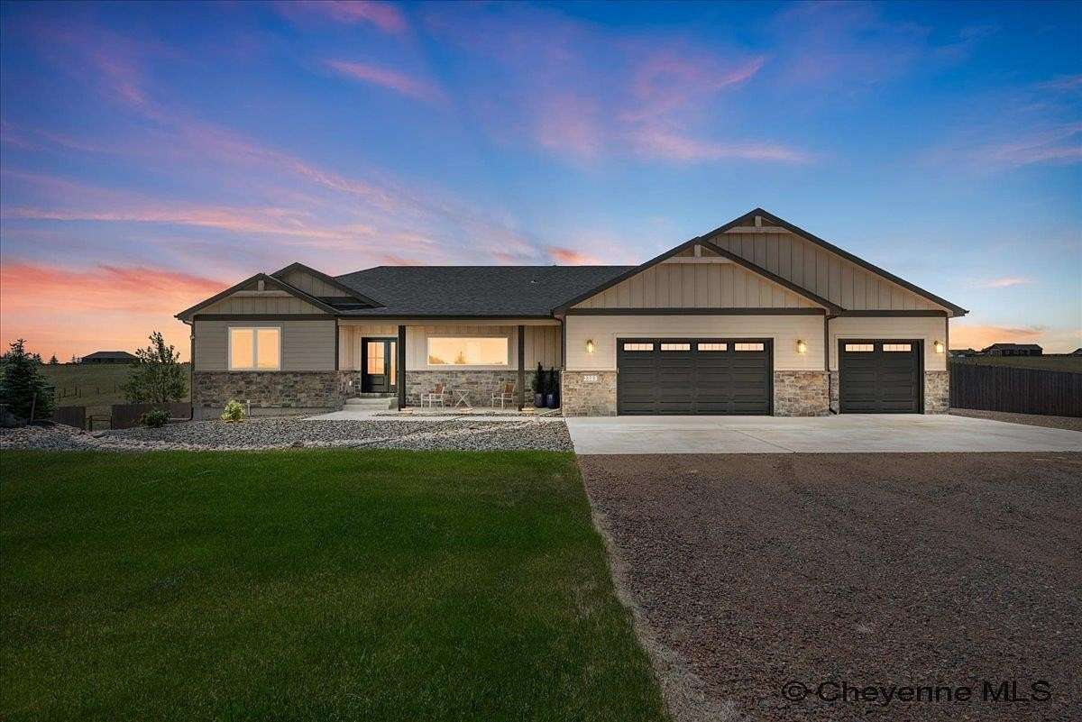 4.89 Acres of Land with Home for Sale in Cheyenne, Wyoming