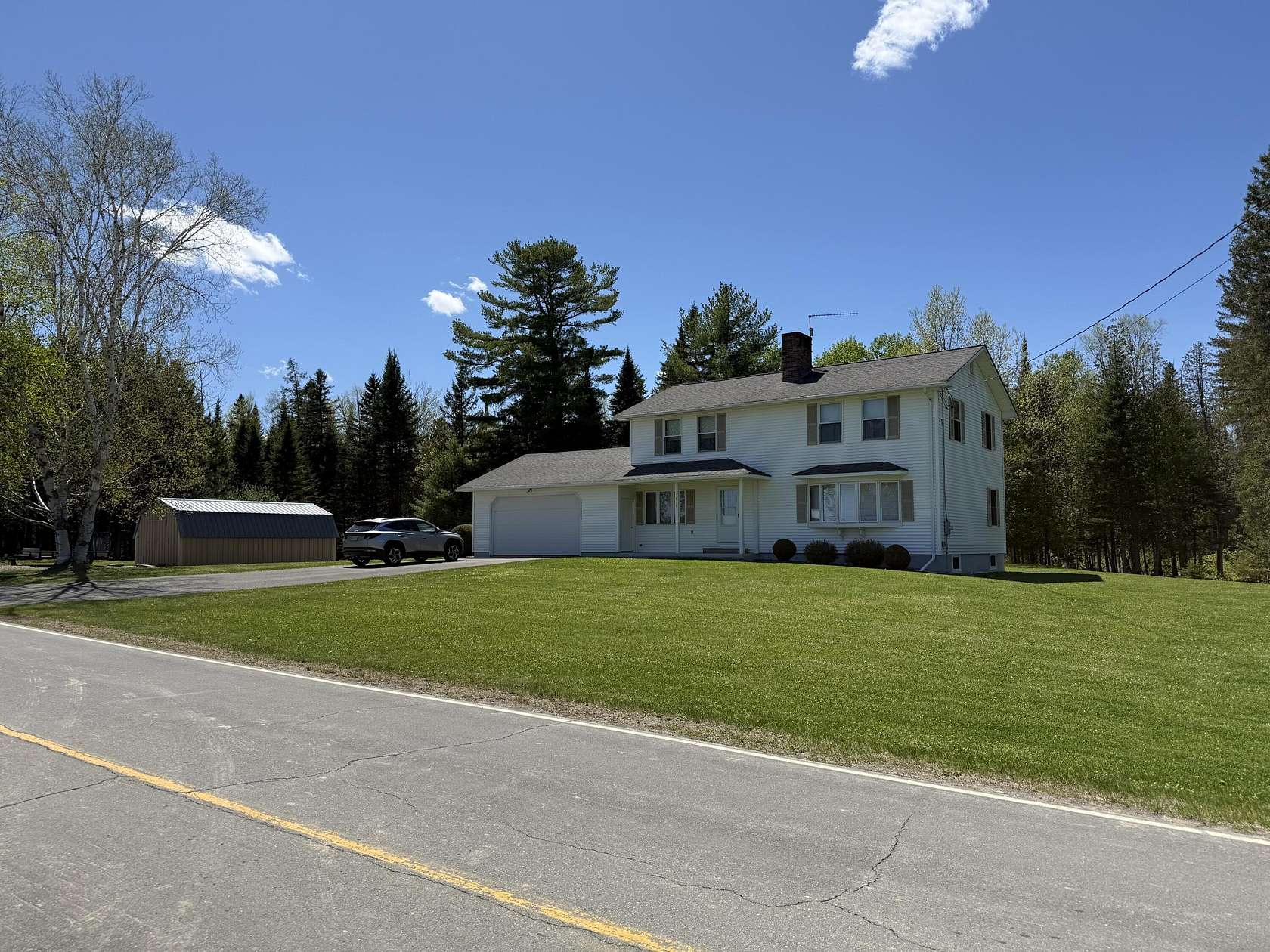 10 Acres of Land with Home for Sale in Littleton, Maine