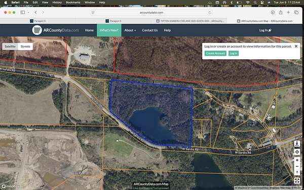 25 Acres of Recreational Land for Sale in Bauxite, Arkansas