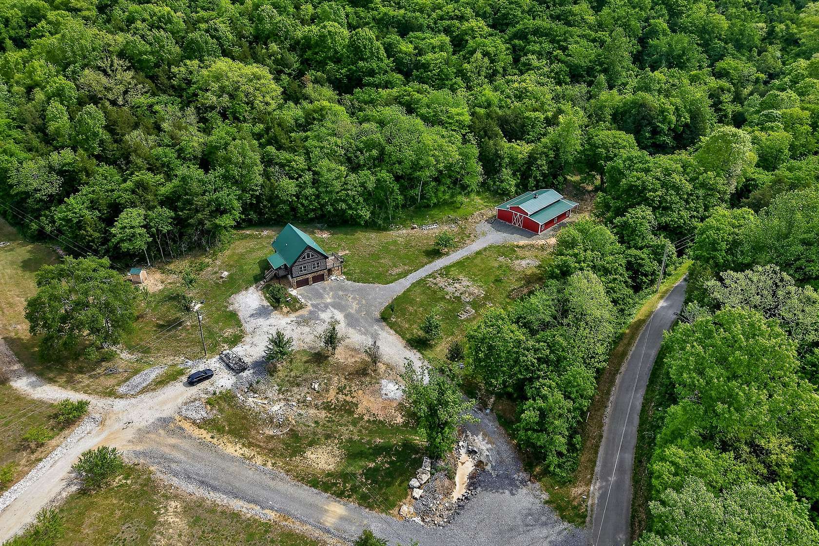 41.8 Acres of Recreational Land with Home for Sale in Buffalo Valley, Tennessee