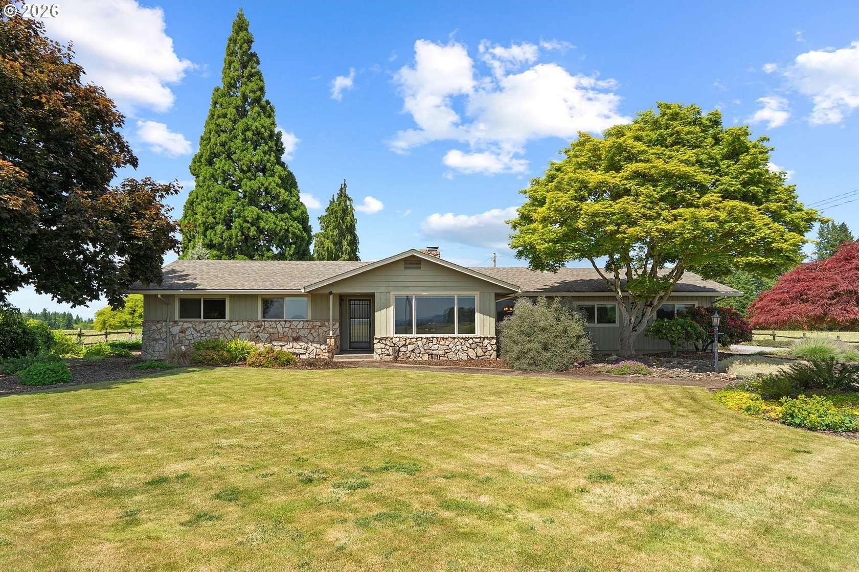53.8 Acres of Agricultural Land with Home for Sale in Canby, Oregon