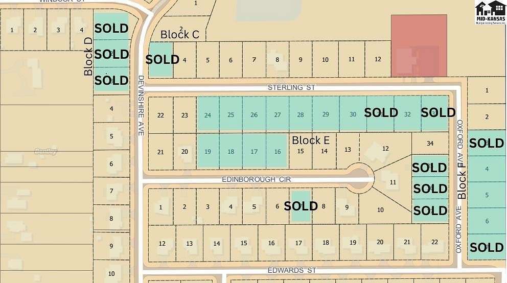 0.2 Acres of Residential Land for Sale in Bentley, Kansas