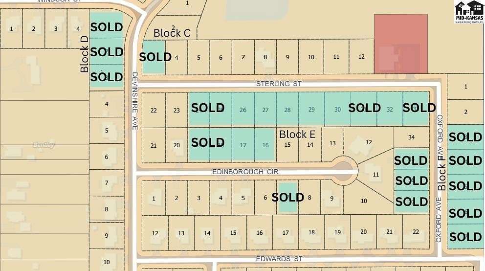 0.2 Acres of Residential Land for Sale in Bentley, Kansas