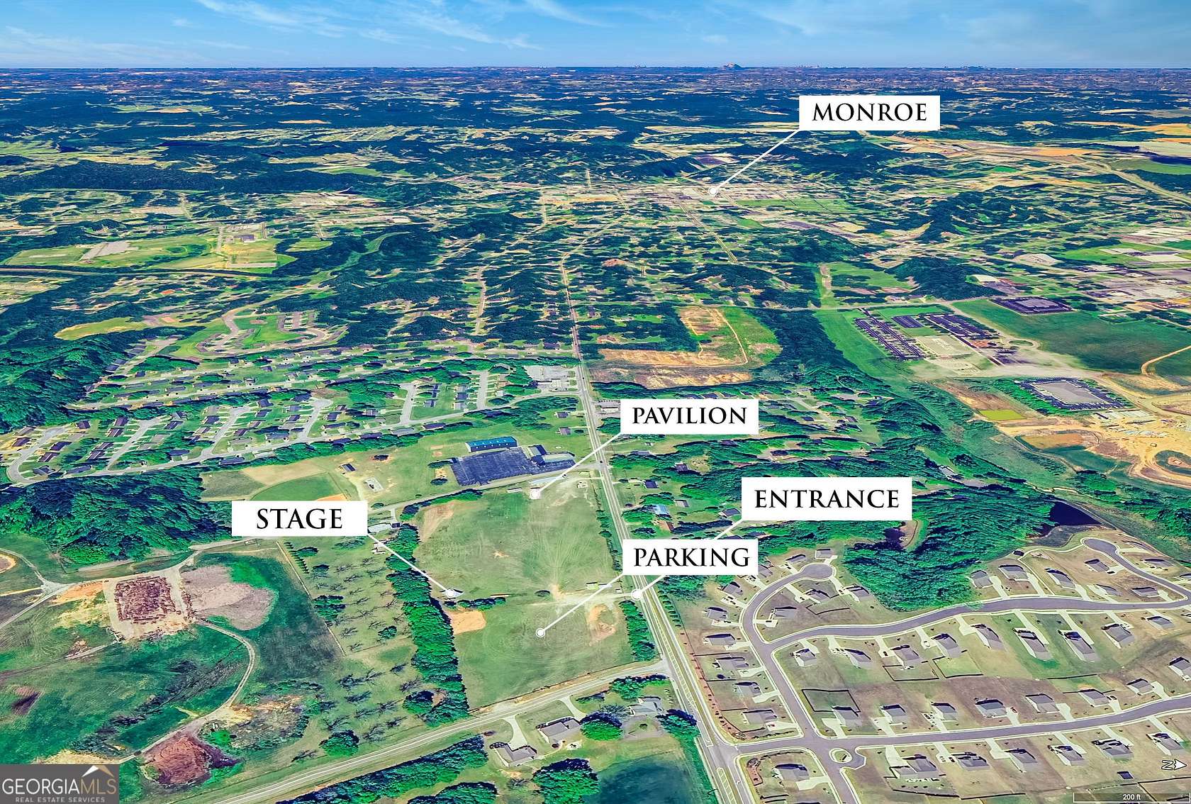 14.4 Acres of Commercial Land for Lease in Monroe, Georgia