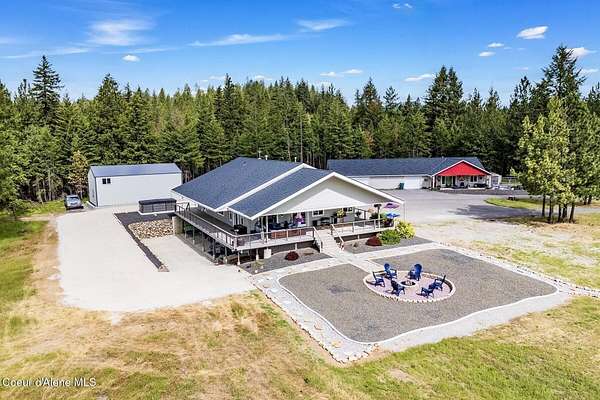 21 Acres of Recreational Land with Home for Sale in Rathdrum, Idaho