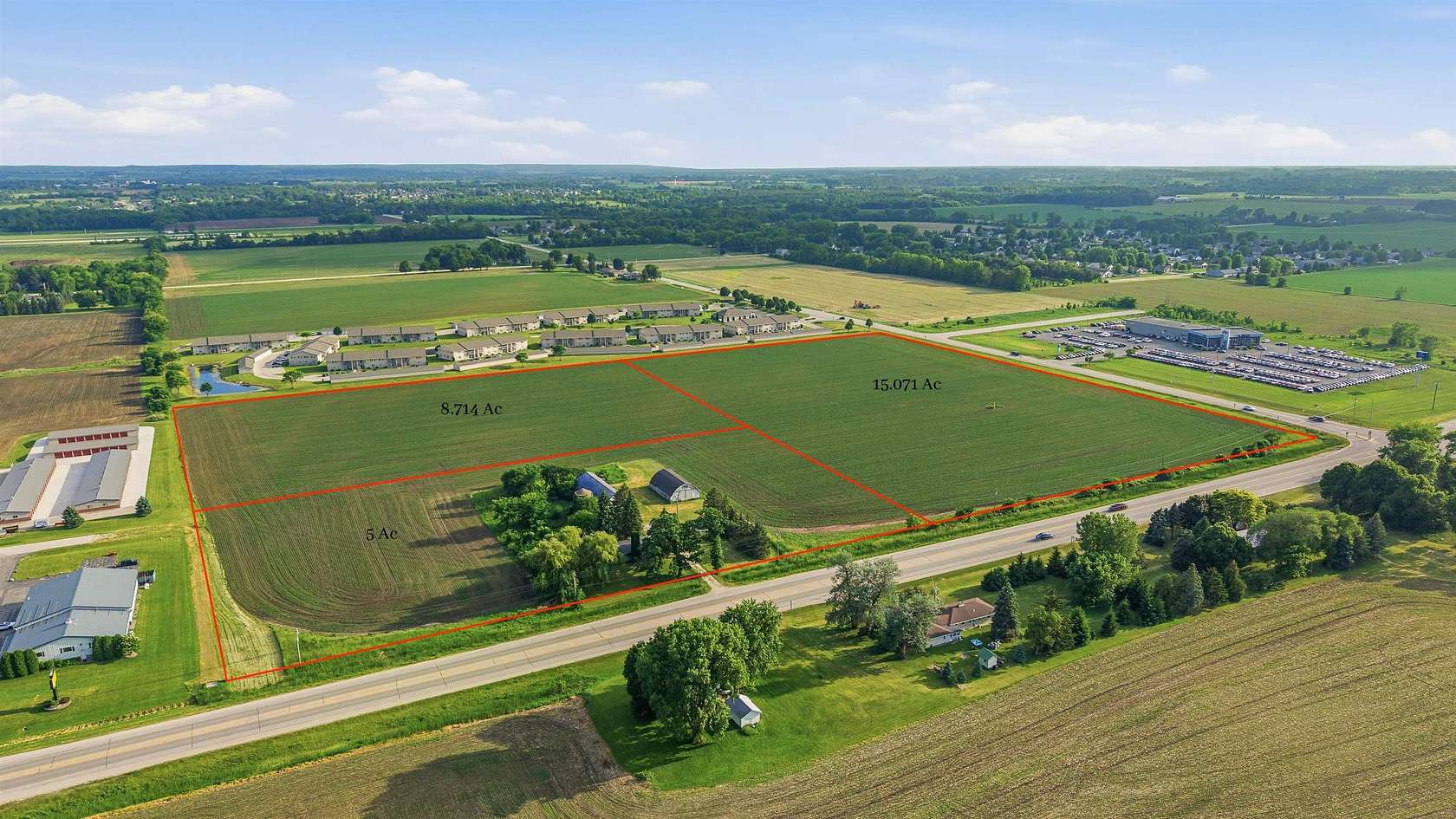 28.8 Acres of Commercial Land for Sale in Fond du Lac, Wisconsin