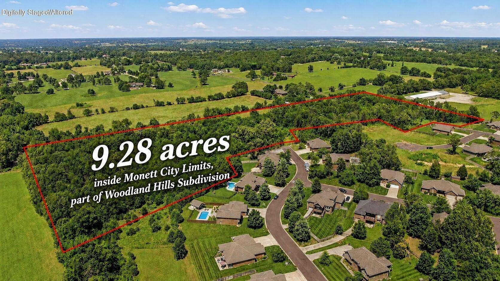 9.28 Acres of Residential Land for Sale in Monett, Missouri