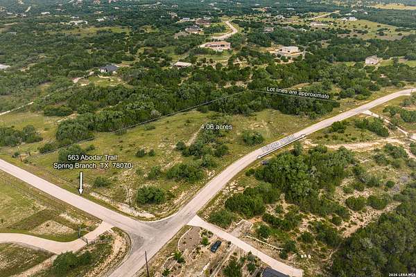 4 Acres of Residential Land for Sale in Spring Branch, Texas