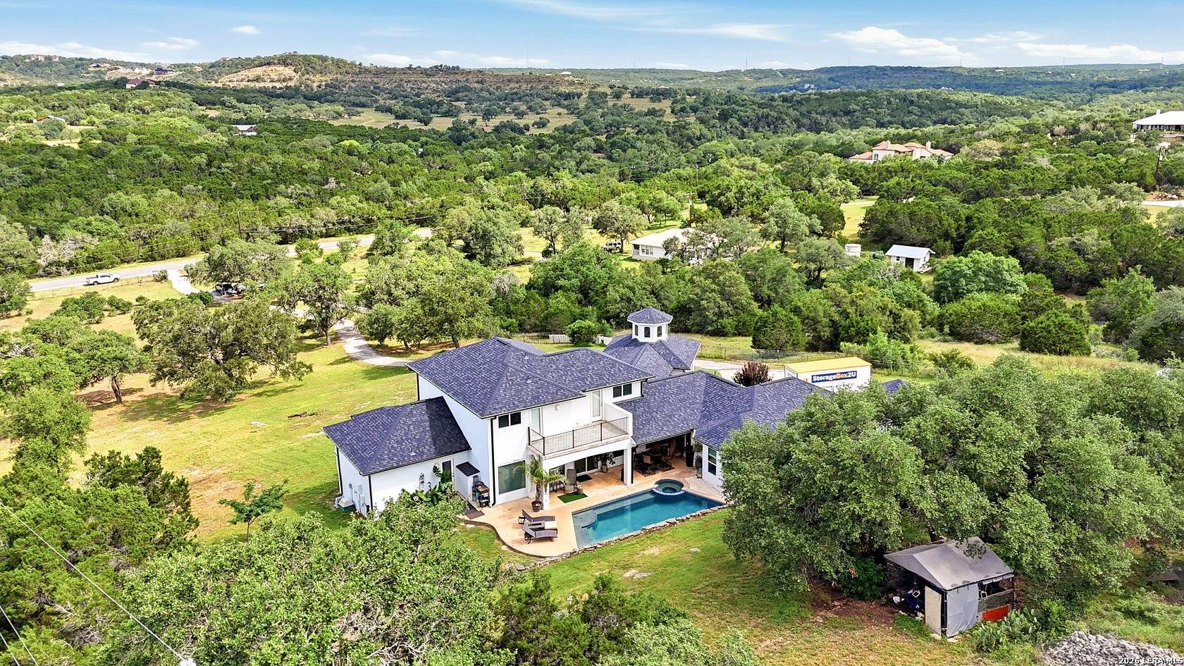 5 Acres of Land with Home for Sale in Bulverde, Texas