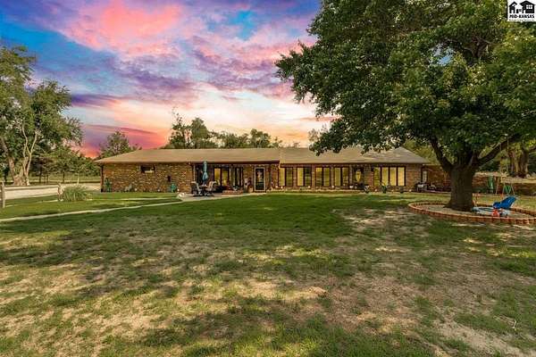 26.4 Acres of Recreational Land with Home for Sale in Buhler, Kansas