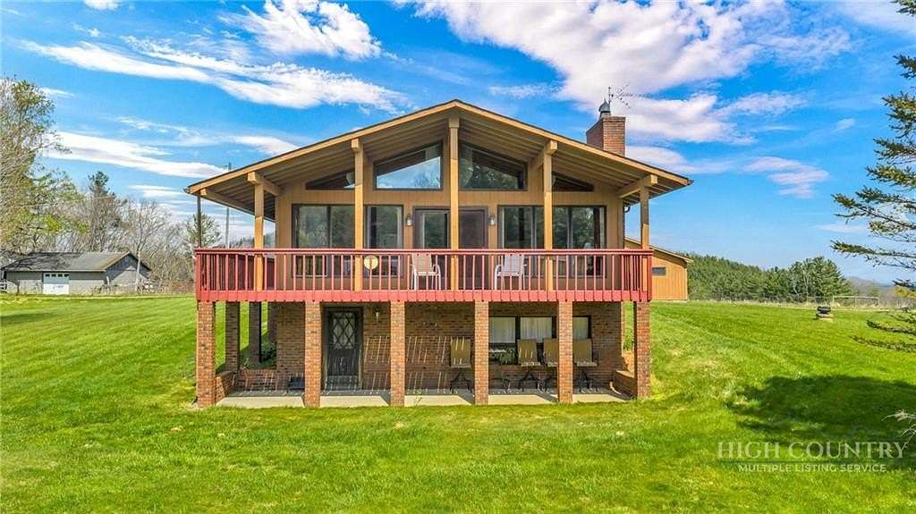 6.62 Acres of Land with Home for Sale in Crumpler, North Carolina
